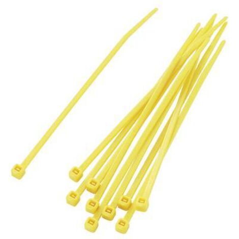 ASSORTIMENT DE SERRE-CÂBLES 100 MM X 2.20 MM JAUNE TRU COMPONENTS TC-PBR-100-4YW203 1592832 CRANTAGE INTÉRIEUR 100 PC(S)