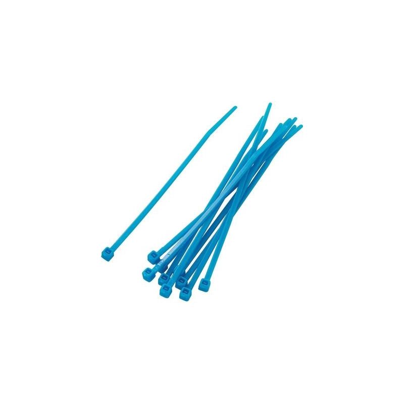 Assortiment De Serre-Câbles 100 Mm X 2.20 Mm Bleu Tru Components Tc-Pbr-100-4be203 1592831 Crantage Intérieur 100 Pc(S)