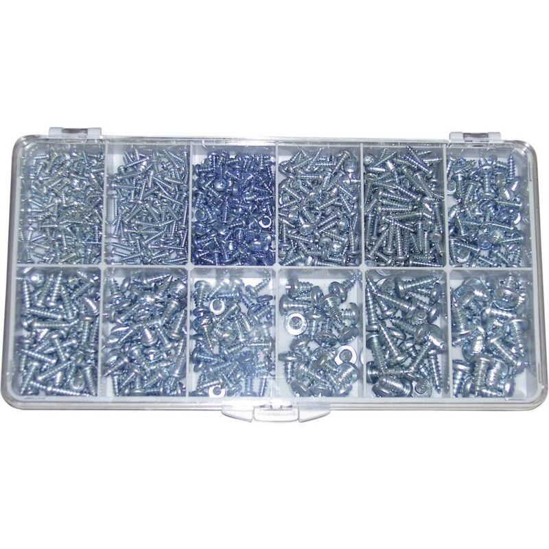 Assortiment de vis à tôle 730 pcs