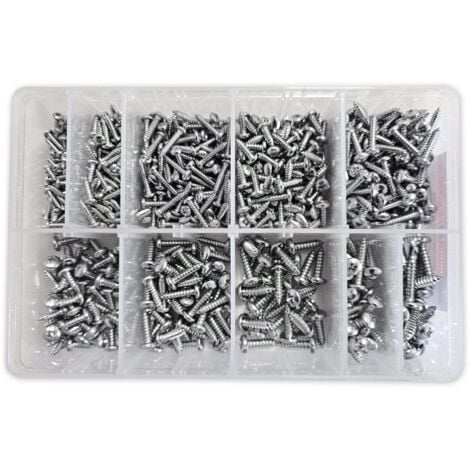 AUTOMASTER ASSORTIMENT DE VIS AUTOPERCEUSES TYPE PARKER N 4 A 12