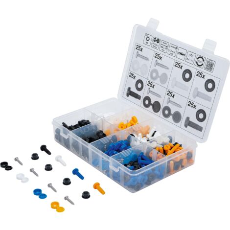 ASSORTIMENT DE VIS, ÉCROUS ET CAPUCHONS  400 PIÈCES BGS DIY 6793
