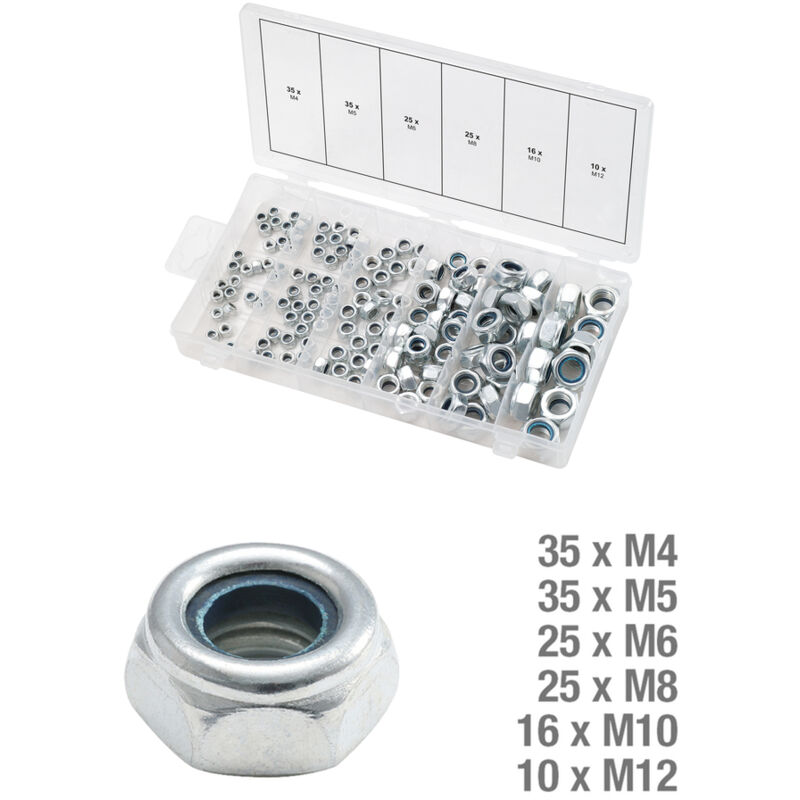 Kstools - ks Tools - Assortiment d'écrous de frein x146 - 970.0120