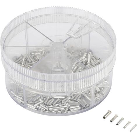 Assortiment d'embouts simples TRU COMPONENTS EN500NS 739773 métal 500 pc(s)