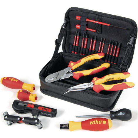 Assortiment d'outils de 23 pièces dans un sac fonctionnel WIHA