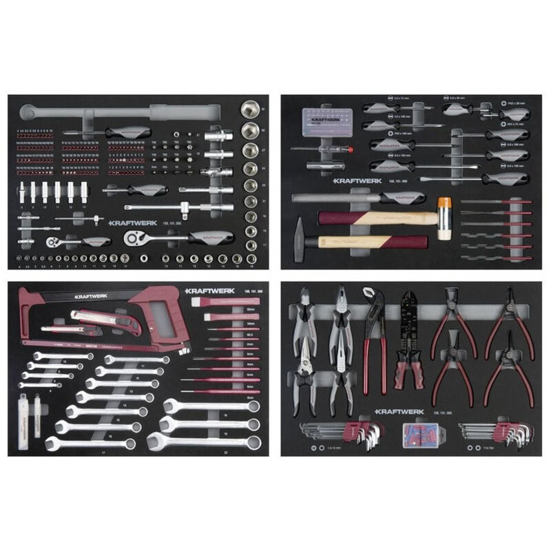 Kraftwerk - Assortiment d'outils eva 337 pcs 105.103.001