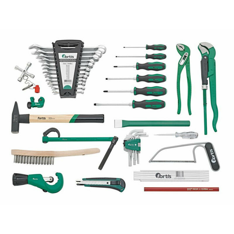 Assortiment d'outils pour Plombiers/Chauffagiste 45 pièces - sac à dos FORTIS