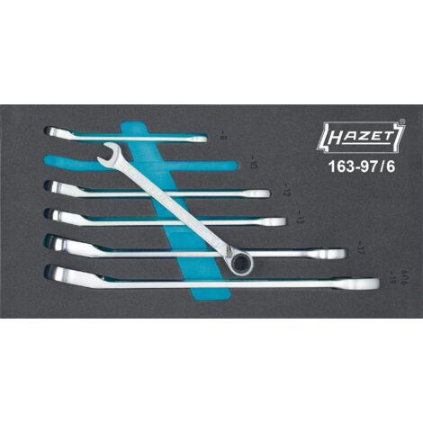 Assortiment d'outils pour servante 163- 97/ 6 Clé mixtesHazet