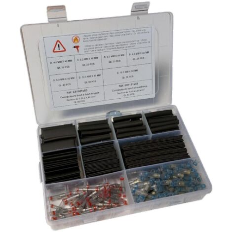 Assortiment Gaines Retractables + 100 Connecteurs Pro -COFFRET- - PlanetTech