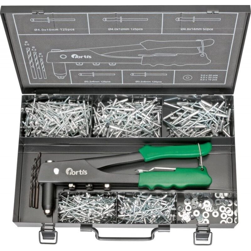 FP - Assortiment Rivet 604-pièces fortis