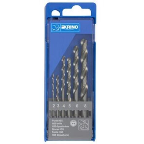 ASSORTIMENTO 6 PUNTE HSS RETTIFICATE H.Q. 2-8 MM