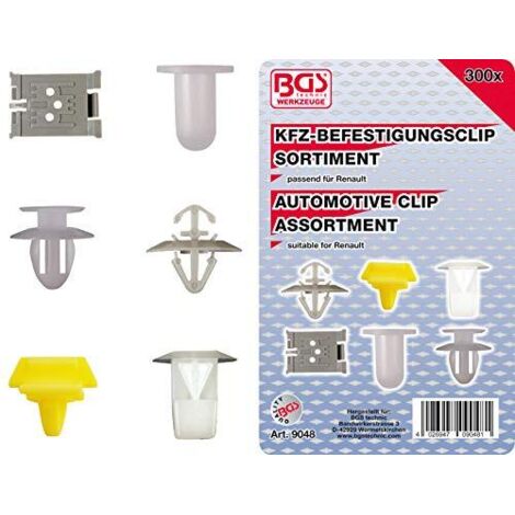 Assortimento clip di fissaggio per Renault  300 pz.