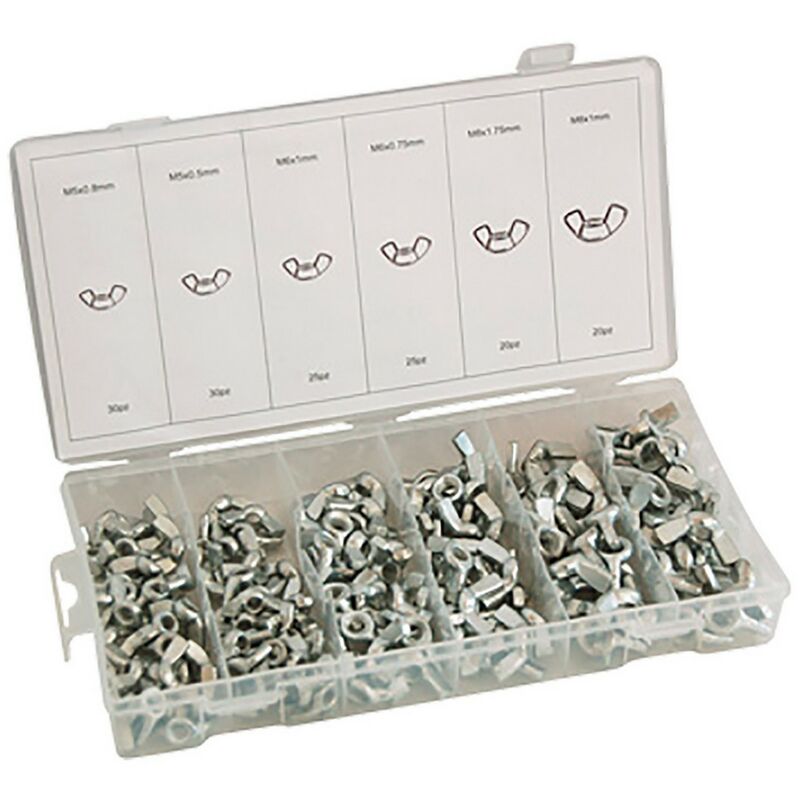 Assortimento dadi a galletto totale 150 pz --df 3159240