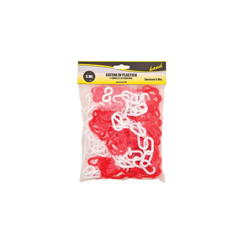 Catena Segnaletica Hand Plt Bianco/rosso D.mm 5 Mt 5
