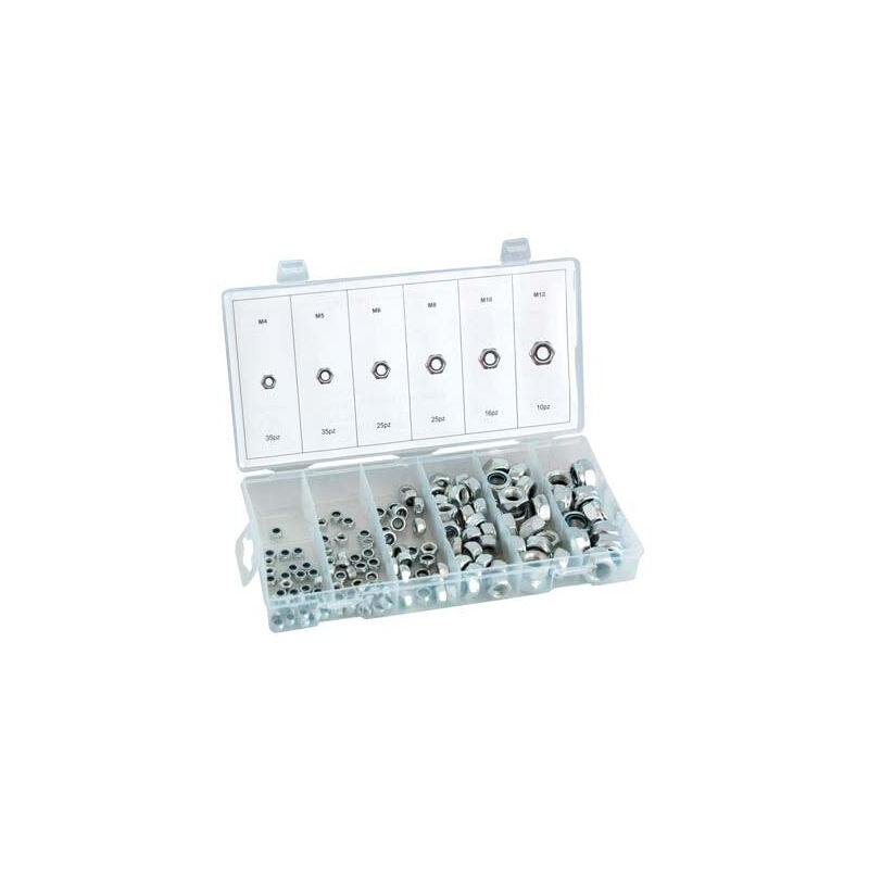 Dado Esagonale Autobloccante In Kit Self Hand • Zincato M 4/12 Cf=pz 146