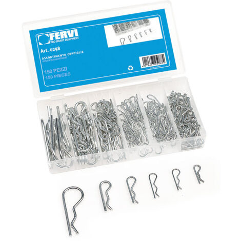 ASSORTIMENTO DI 150 COPPIGLIE DI SICUREZZA 0298
