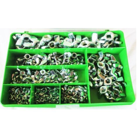 Assortimento di 200 dadi ad alette gallettti