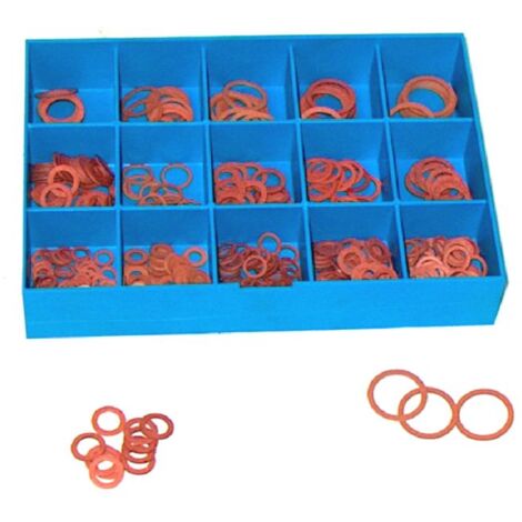Assortimento di 400 rondelle in fibra