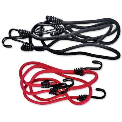 Assortimento di 6 corde elastiche Ø 8 mm - tenditori elastici da 80 e 100 cm