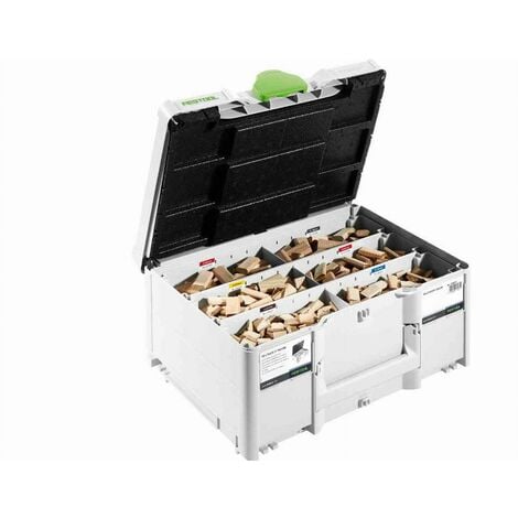 Festool SYS3 ORG M 89 SD Systainer Organizer con viti e tasselli