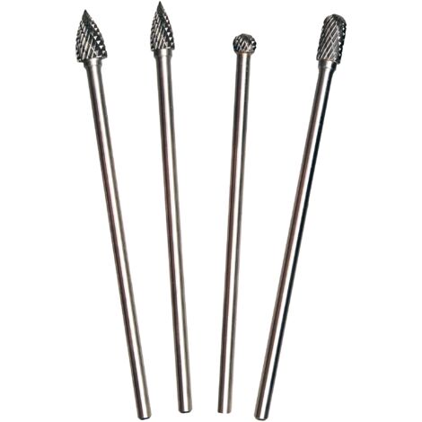 ASSORTIMENTO DI FRESE IN CARBURO DI TUNGSTENO EXTRA LUNGHE BGS TECHNIC