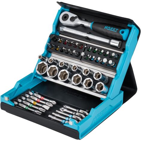 Assortimento di presa e punte da 50 pezzi 6 pezzi / slot / ph / pzd / tx hazet