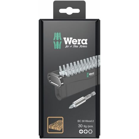 Assortimento di punte Wera Bit-Check 30 Legno 2 SB 05057438001