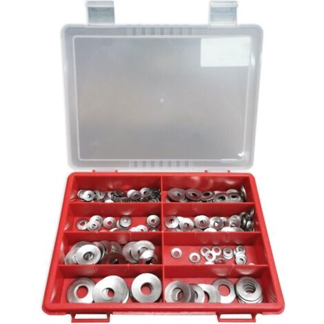 Assortimento di rondelle di contatto in acciaio inox A4 Afnor NFE 25-511