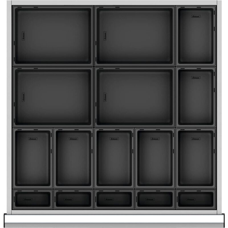 GARANT GRIDLINE - Assortimento di vaschette per