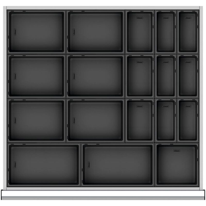 GARANT GRIDLINE - Assortimento di vaschette per