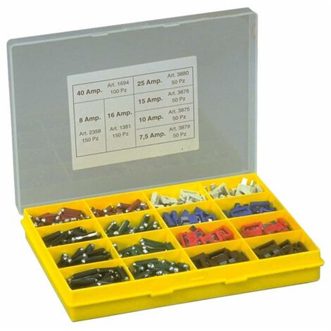 Assortimento fusibili bilama e siluro