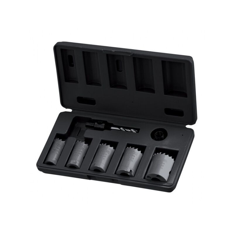 0278/005S Set di seghe a tazza in valigetta 7 Pz. - Fervi