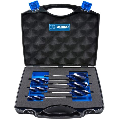 Assortimento Krino punte elicoidali per legno ad alta velocità – 6 pezzi