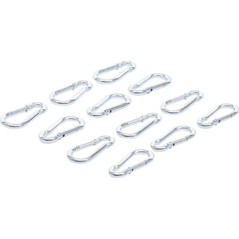 Assortimento moschettoni  5 x 50 mm  12 pz.
