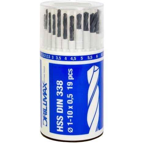 Assortimento Punte per Metallo Pz. 19