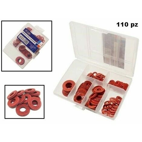 RONDELLE IN RAME ASSORTIMENTO VARIE MISURE SET 110pz, Tooltek