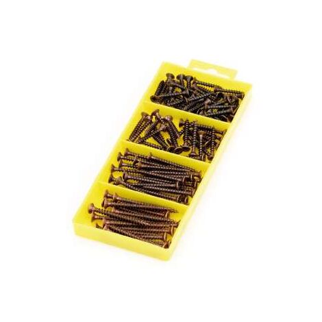 Assortimento Viti Truciolari Bronzate Pz.200