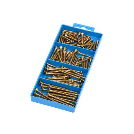 Assortimento Viti Truciolari Ottonate Pz.190