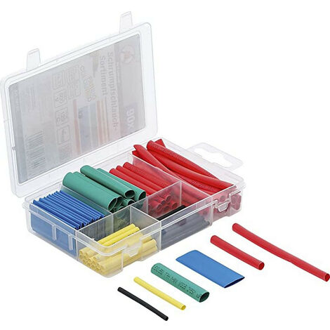 Assortiments de 90 pieces de gaines thermoretractables couleur