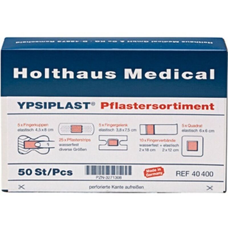 Assortiments de pansements Ypsiplast/Medical Shop, Quantité : 50 pièces