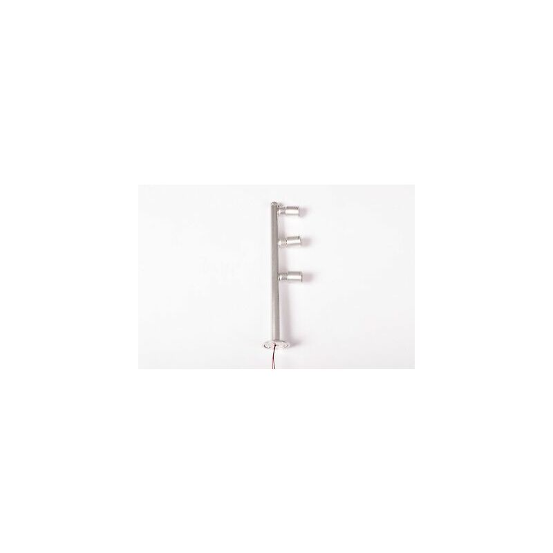 Aftertech - asta con 3 faretti led bianco caldo