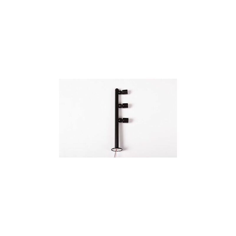 Asta con 3 faretti led bianco freddo 3x1w