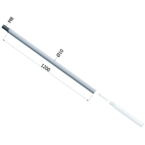 Asta filettata per serratura 5803 - (5803xzb1008) - 30 pz