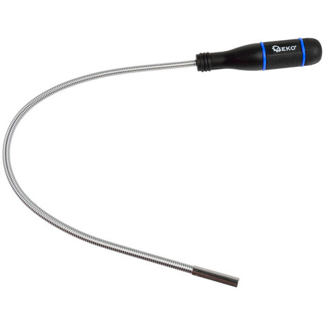 ASTA MAGNETICA FLESSIBILE SOLLEVATORE CALAMITA RACCOGLI UTENSILI 50cm Ø6mm GEKO