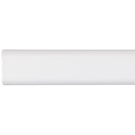 Asta per guardaroba Stor Planet Cintacor Bianco Ovalada 100 cm 15 x 25 mm