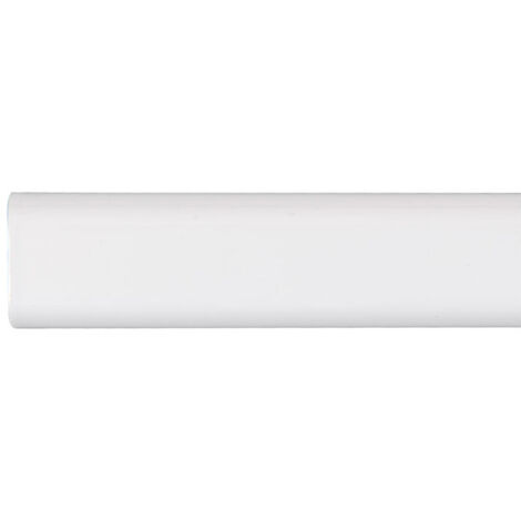Asta per guardaroba Stor Planet Cintacor Bianco Ovalada 200 cm 15 x 25 mm