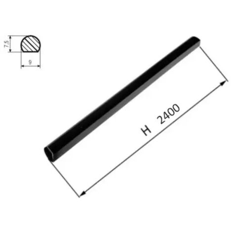 ASTA PER SPAGNOLETTA AGB CM 240 NERA