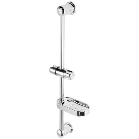 FERIDRAS Asta saliscendi doccia cromata con portasapone