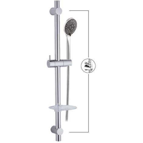Asta Saliscendi per Doccia Modello Style - Finitura Cromo