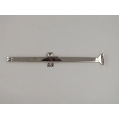 Asta snodata a scatto 25 cm - nichelato