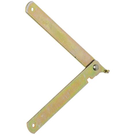 TUTTACASA Asta Snodata Acciaio Zincato Sinistra 250 Mm - 48 Pz